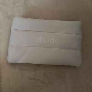 RHODE Light Gray Cosmetic Bag
